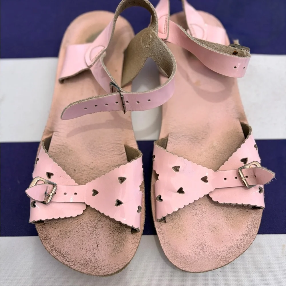 Salt Water Sandals by Hoy pink glossy